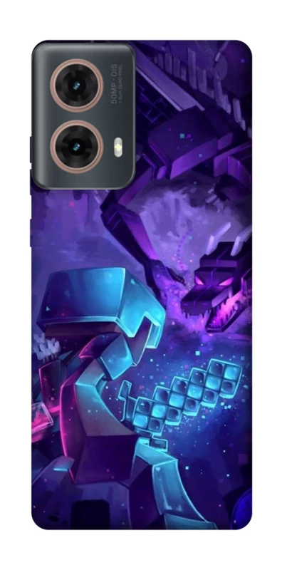 Чохол на Motorola Moto G85 Minecraft dragon фото 1 з 1