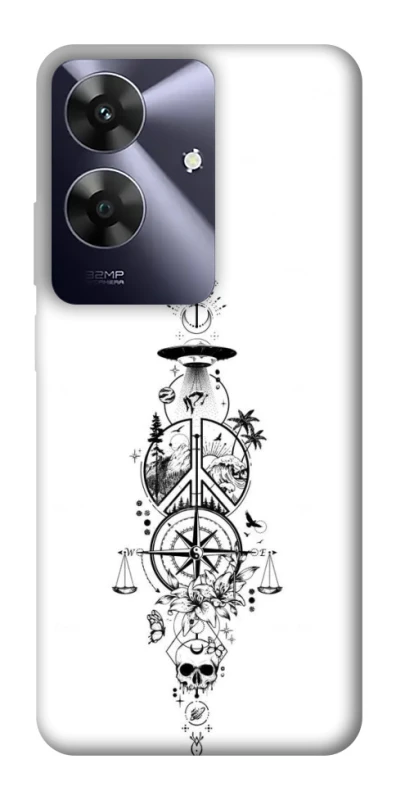 Чехол на Realme Note 60 Tattoo ver.7 фото 1 из 1