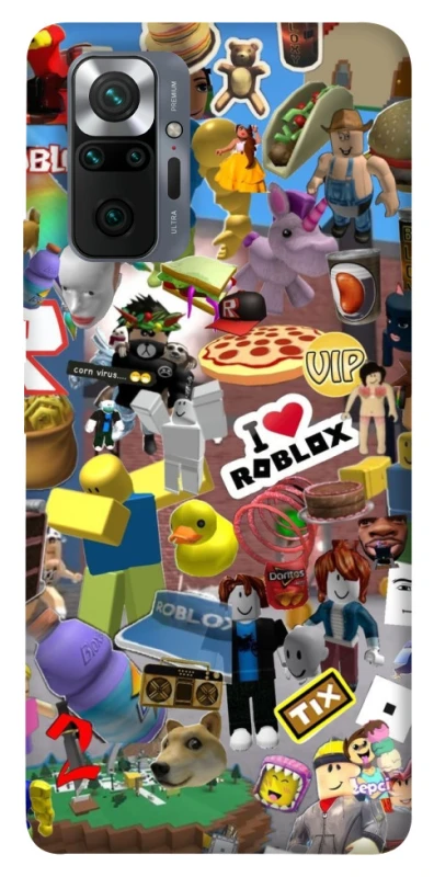 Чохол на Xiaomi Redmi Note 10 Pro Roblox collage ver.5 фото 1 з 1