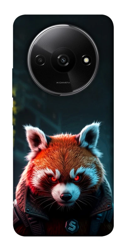 Чохол на Xiaomi Redmi A3 Cyber Red Panda фото 1 з 1