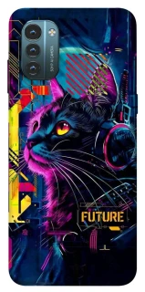 Чохол на Nokia G21 Cyber Cat v2 фото 1 з 1