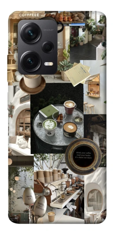 Чехол на Xiaomi Redmi Note 12 Pro 5G Coffee collage ver.4 фото 1 из 1