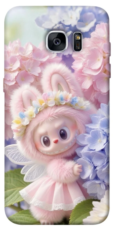 Чохол на Samsung G935F Galaxy S7 Edge Labubu & Flowers ver.1 фото 1 з 1