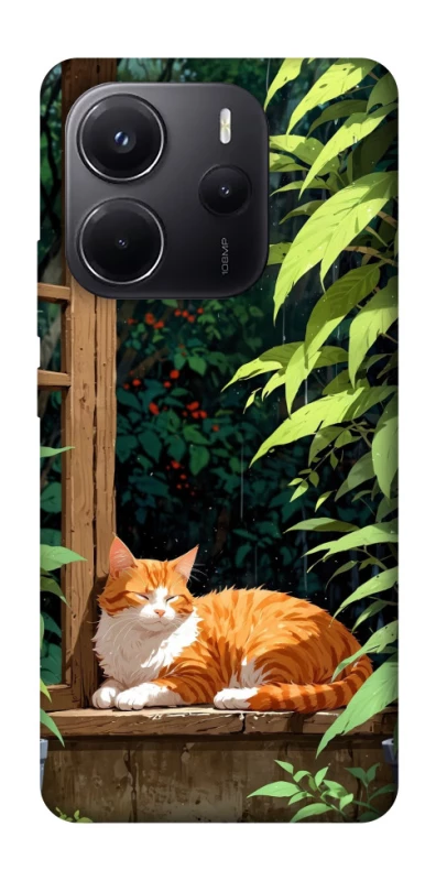 Чохол на Xiaomi Redmi Note 14 4G (Europe version) red cat фото 1 з 1