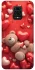 Чехол на Xiaomi Redmi Note 9s / Note 9 Pro / Note 9 Pro Max bear in hearts фото 1 из 1