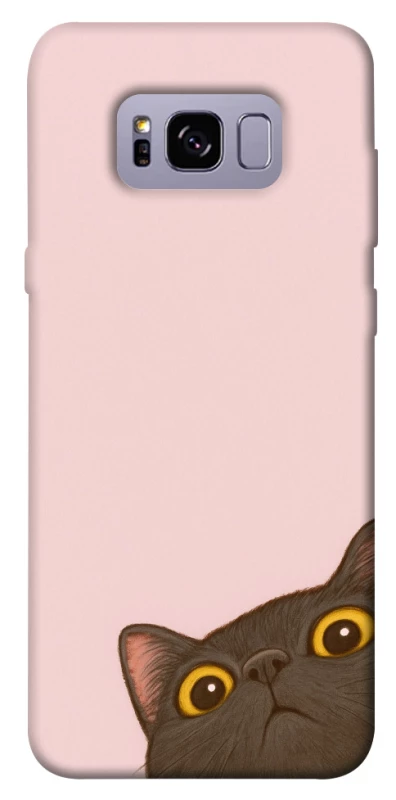 Чохол на Samsung G955 Galaxy S8 Plus Peeping cat фото 1 з 1