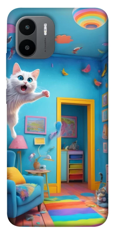 Чохол на Xiaomi Redmi A1 / A2 crazy cat фото 1 з 1