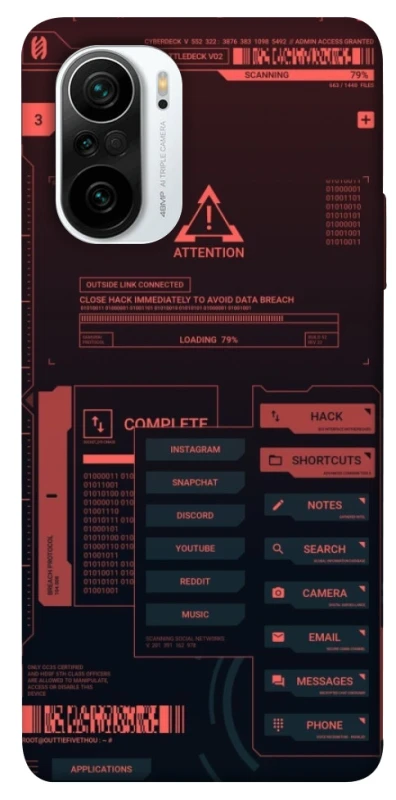 Чохол на Xiaomi Redmi K40 / K40 Pro / K40 Pro+ / Poco F3 Attention фото 1 з 1