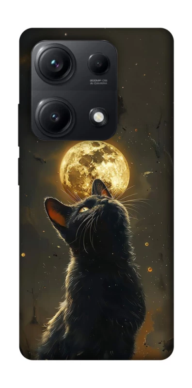 Чохол на Xiaomi Redmi Note 14S Кіт під місяцем v2 фото 1 з 1