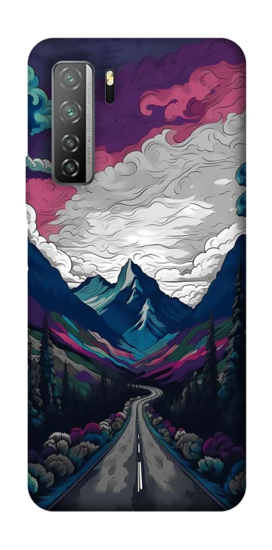 Чохол на Huawei Nova 7 SE Намальовані гори фото 1 з 1