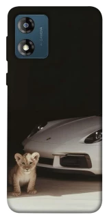 Чехол на Motorola Moto E13 Porsche white фото 1 из 1