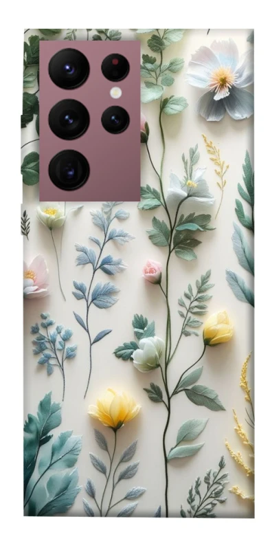 Чохол на Samsung Galaxy S22 Ultra Floral design ver.4 фото 1 з 1
