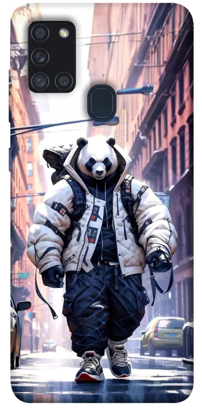 Чохол на Samsung Galaxy A21s Панда кур'єр фото 1 з 1