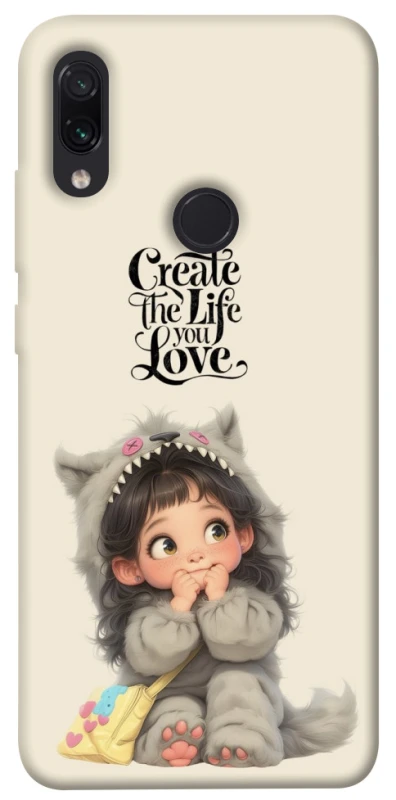 Чохол на Xiaomi Redmi Note 7 / Note 7 Pro / Note 7s Create the life you love фото 1 з 1