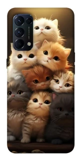 Чехол на Oppo Reno 5 4G Чехол Kittie Love v2 фото 1 из 1