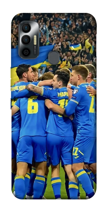 Чехол на TECNO Spark 7 Сборная Украины v3 фото 1 из 1