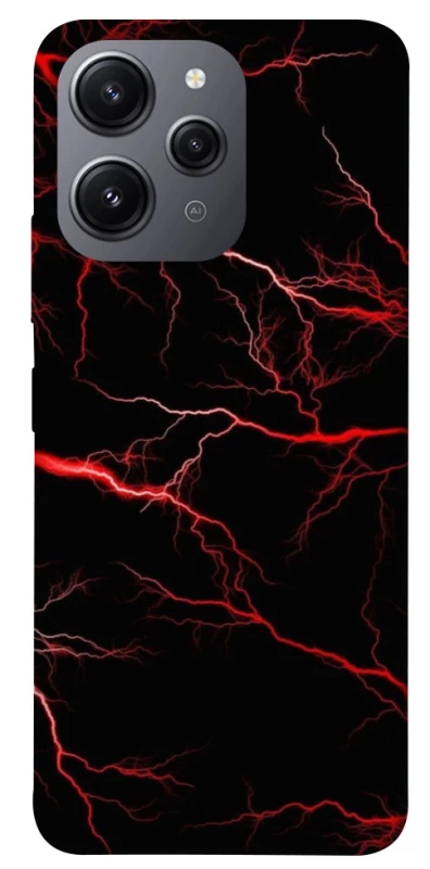 Чехол на Xiaomi Redmi 12 Красная молния фото 1 из 1