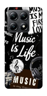 Чохол на Xiaomi 14T Music is Life фото 1 з 1