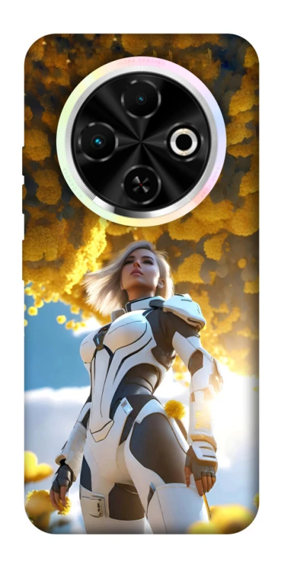 Чохол на TECNO Spark 30C Cyber space girl ver.3 фото 1 з 1