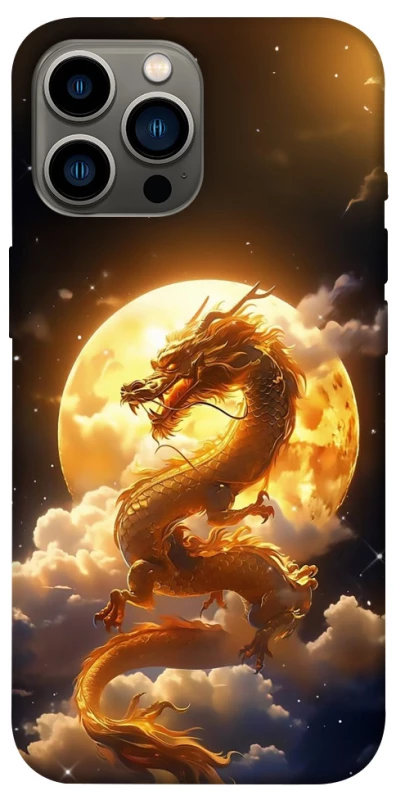 Чехол на Apple iPhone 12 Pro Max (6.7") Golden Dragon фото 1 из 1