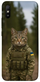 Чехол на Xiaomi Redmi 9A Кот защитник фото 1 из 1