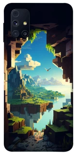 Чехол на Samsung Galaxy M31s Minecraft sunrise фото 1 из 1