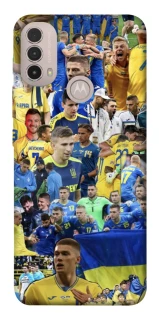 Чохол на Motorola Moto E40 UA-Football ver.6 фото 1 з 1