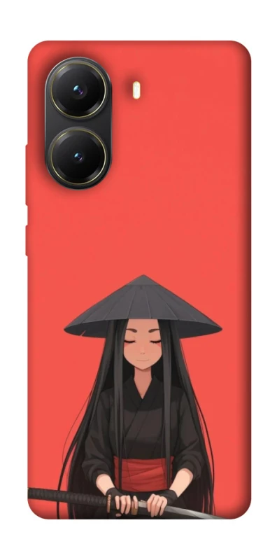 Чехол на Xiaomi Poco X7 Pro Red samurai фото 1 из 1