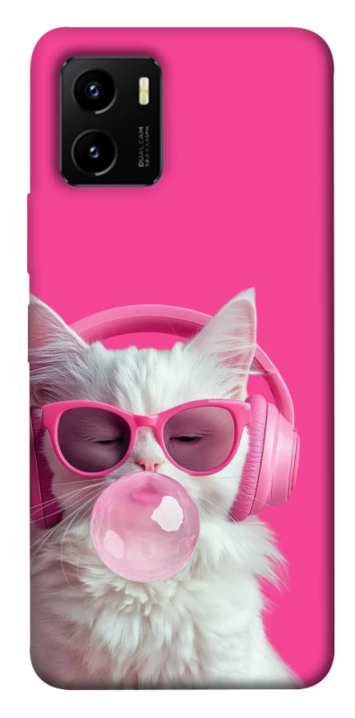 Чохол на Vivo Y15s Pink kitty фото 1 з 1