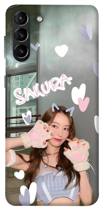 Чехол на Samsung Galaxy S21+ Sakura - LE SSERAFIM фото 1 из 1