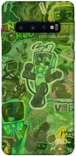 Чехол на Samsung Galaxy S10 Dandysworld tv green theme фото 1 из 1