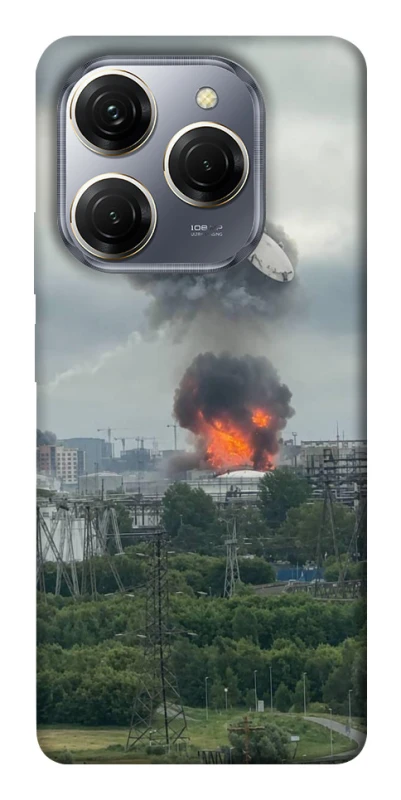 Чохол на TECNO Spark 20 Pro Moscow never sleeps ver.4 фото 1 з 1