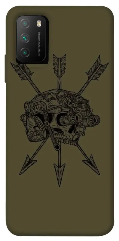 Чохол на Xiaomi Poco M3 Mil skull фото 1 з 1