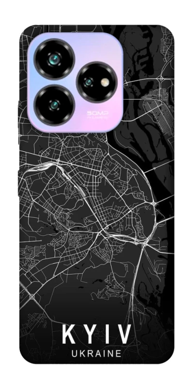 Чохол на ZTE Nubia V60 Desing Kyiv map фото 1 з 1