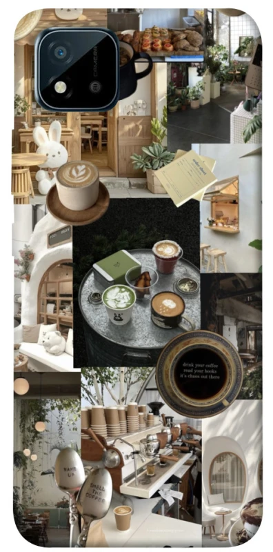 Чохол на Realme C11 (2021) Coffee collage ver.4 фото 1 з 1