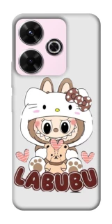 Чохол на Xiaomi Redmi 13 4G Hello Kitty Labubu фото 1 з 1