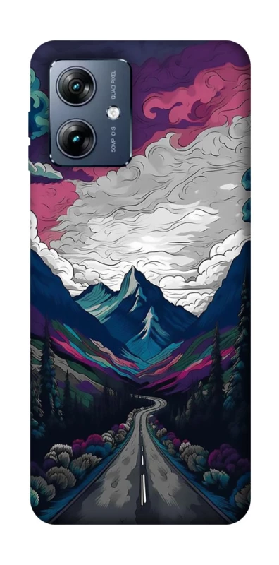 Чехол на Motorola Moto G54 Power Нарисованные горы фото 1 из 1
