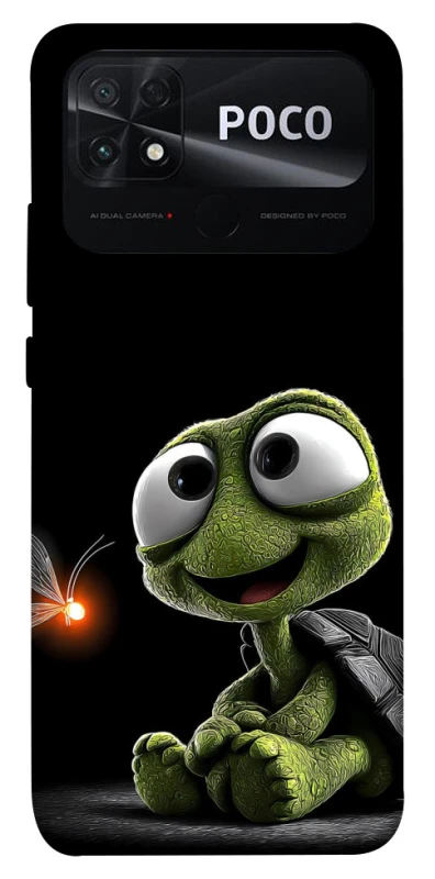 Чехол на Xiaomi Poco C40 Funny turtle фото 1 из 1