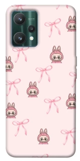 Чохол на Realme 9 Pro Pink bows and Labubus фото 1 з 1