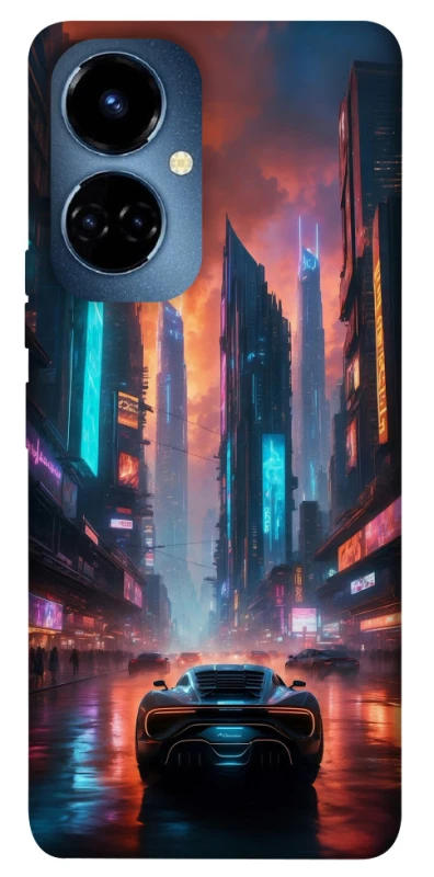 Чехол на TECNO Camon 19 Cyber city фото 1 из 1