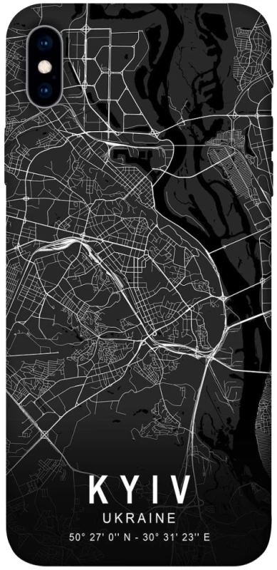 Чохол на Apple iPhone XS Max (6.5") Kyiv map фото 1 з 1