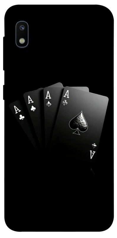 Чохол на Samsung Galaxy A10 (A105F) Black Cards фото 1 з 1