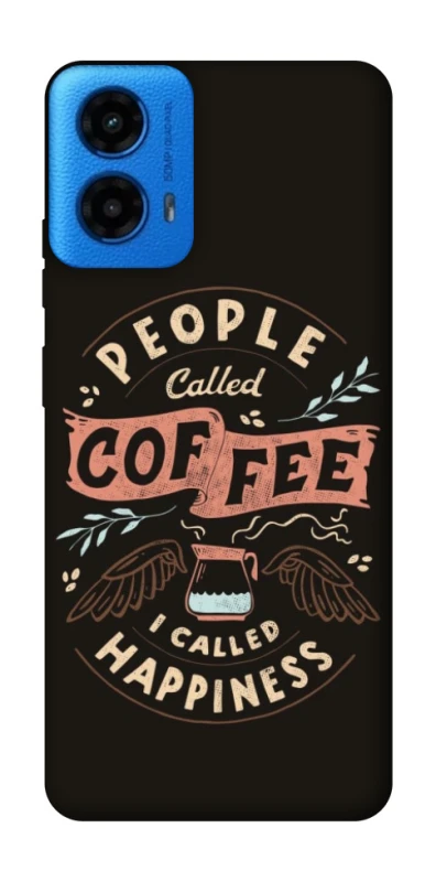 Чохол на Motorola Moto G45 Сoffee happiness фото 1 з 1