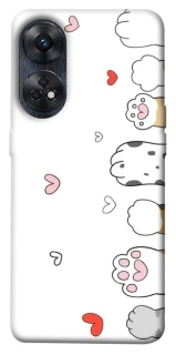 Чехол на Oppo Reno 8T 4G Paws фото 1 из 1