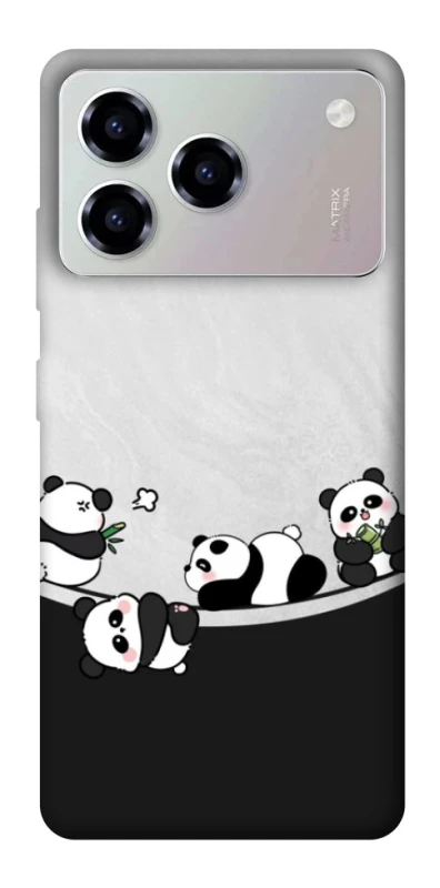 Чехол на ZTE Blade A76 Four pandas фото 1 из 1