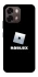 Чехол на Oppo A6 Roblox logo black фото 2 из 2