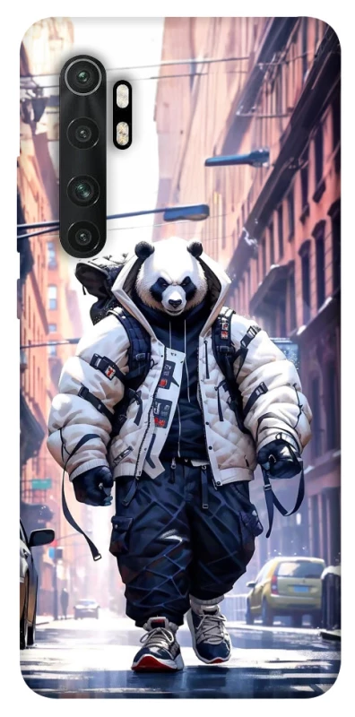 Чохол на Xiaomi Mi Note 10 Lite Панда кур'єр фото 1 з 1