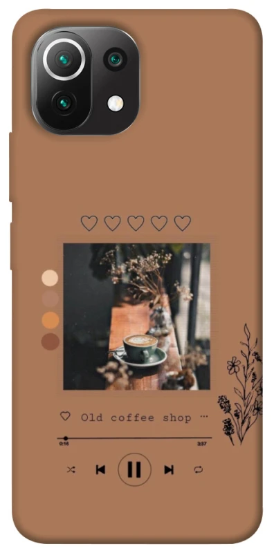Чехол на Xiaomi Mi 11 Lite Coffee player фото 1 из 1