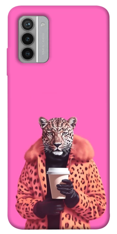 Чехол на Nokia G42 Леопард с кофе фото 1 из 1