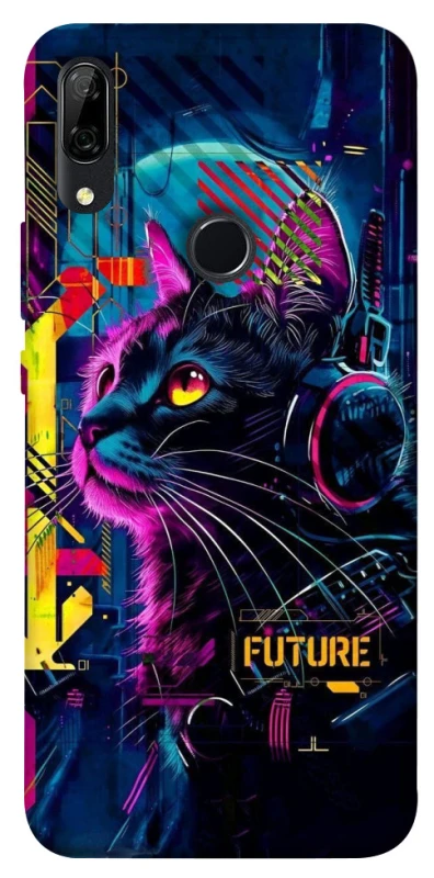 Чохол на Huawei P Smart Z Cyber Cat v2 фото 1 з 1